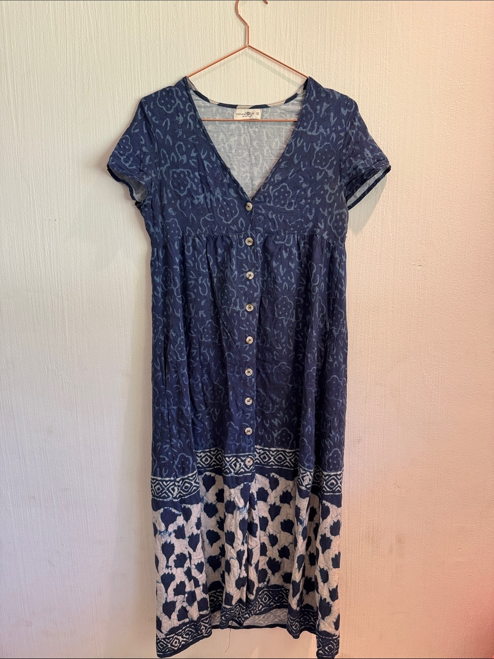 Natural Life Avery Midi Shibori Dress - XS
